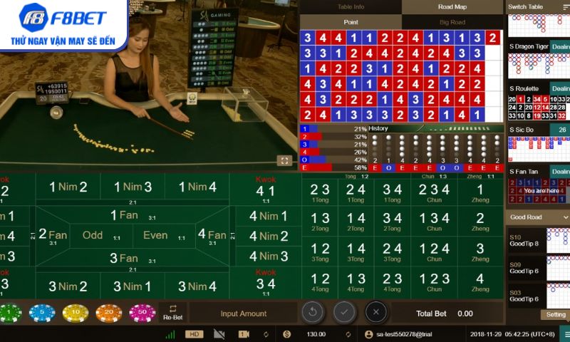 Fantan tại F8BET – Trò chơi truyền thống trong diện mạo mới