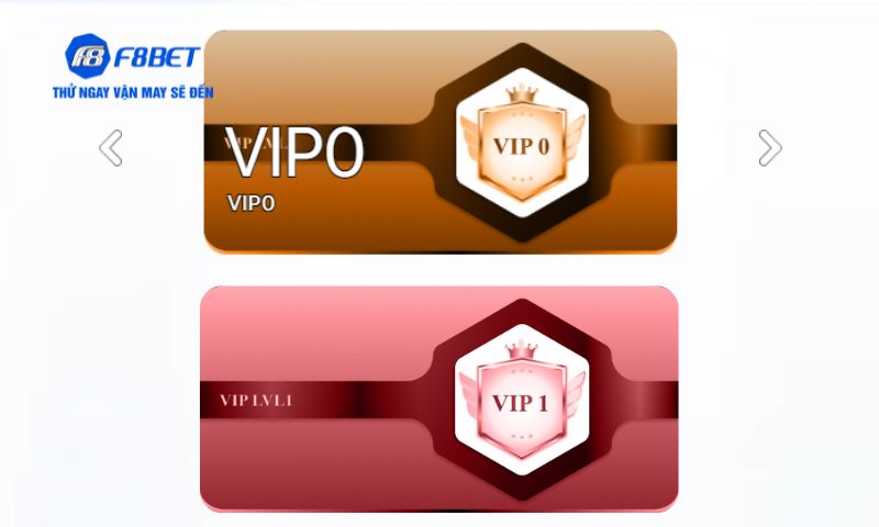 VIP F8BET: Khám phá quyền lợi và ưu đãi độc quyền 2026